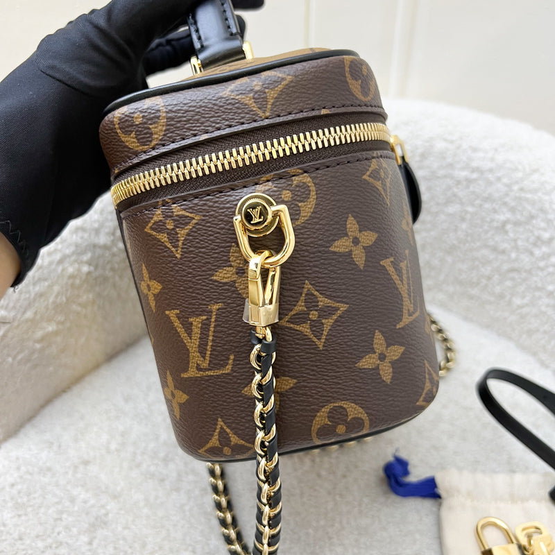 LV Vanity PM in Monogram Canvas, Black Trim and GHW (Model: M45165)