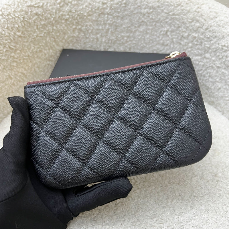 Chanel Classic Mini O-Case / Pouch in Black Caviar and LGHW – Brands Lover