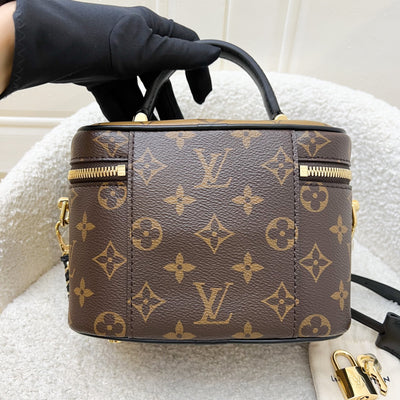 LV Vanity PM in Monogram Canvas, Black Trim and GHW (Model: M45165)