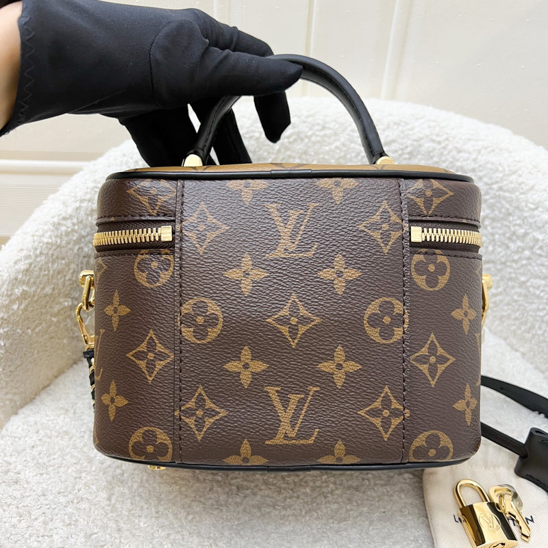 LV Vanity PM in Monogram Canvas, Black Trim and GHW (Model: M45165)