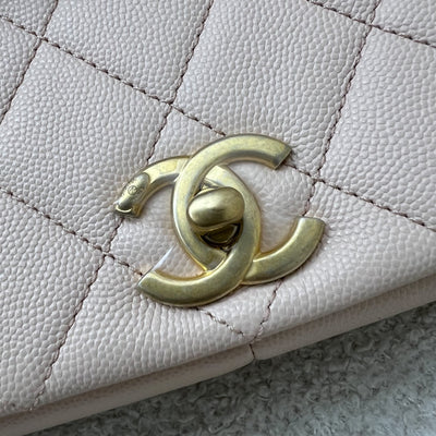 Chanel 20B Flap in Light Pink Caviar and AGHW (Model: AS1977)