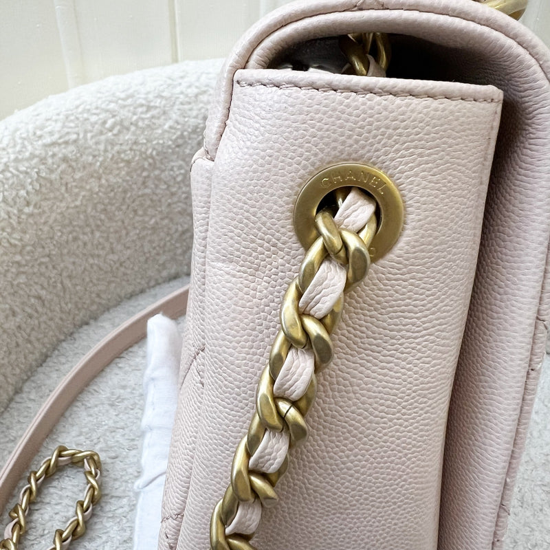 Chanel 20B Flap in Light Pink Caviar and AGHW (Model: AS1977)