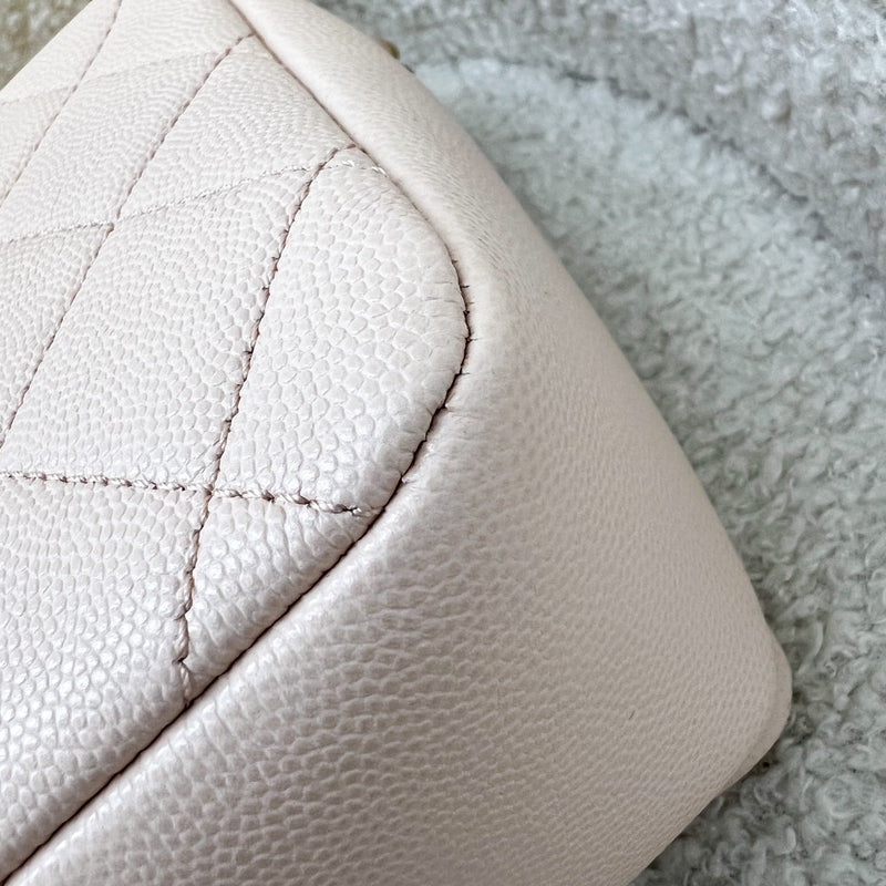 Chanel 20B Flap in Light Pink Caviar and AGHW (Model: AS1977)