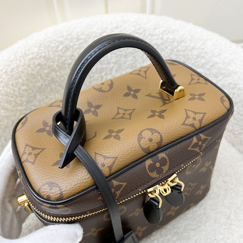 LV Vanity PM in Monogram Canvas, Black Trim and GHW (Model: M45165)