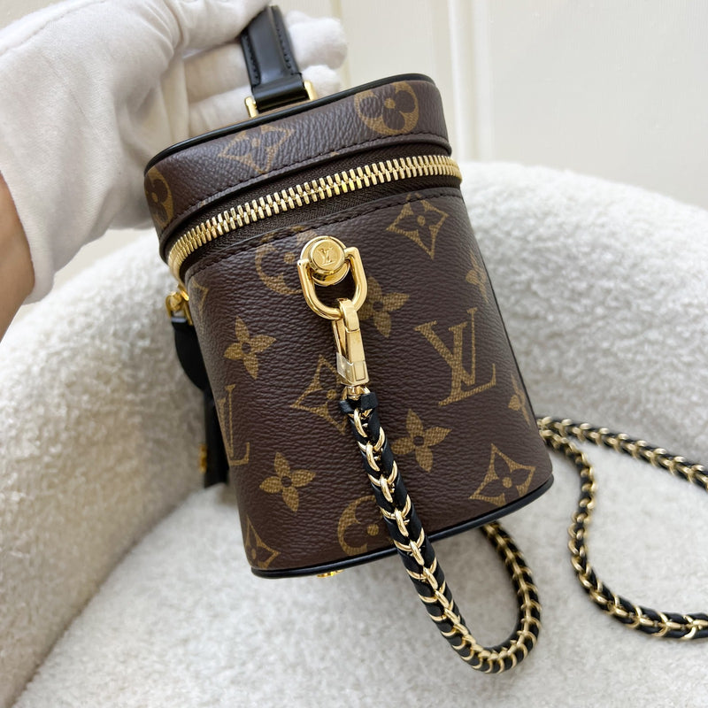 LV Vanity PM in Monogram Canvas, Black Trim and GHW (Model: M45165)