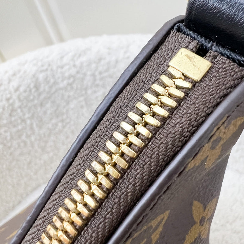 LV Boulogne PM in Monogram Canvas, Black Leather and GHW