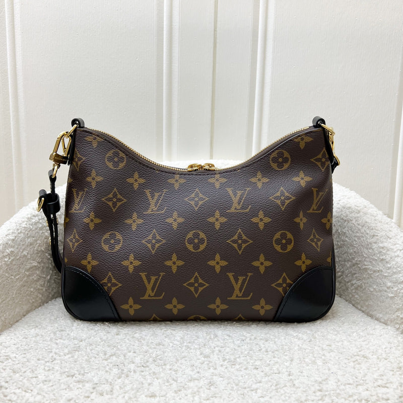 LV Boulogne PM in Monogram Canvas, Black Leather and GHW