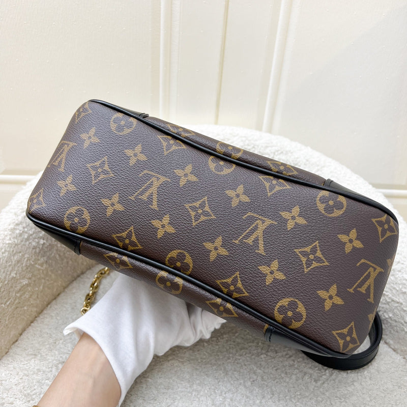 LV Boulogne PM in Monogram Canvas, Black Leather and GHW