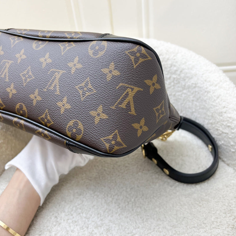LV Boulogne PM in Monogram Canvas, Black Leather and GHW