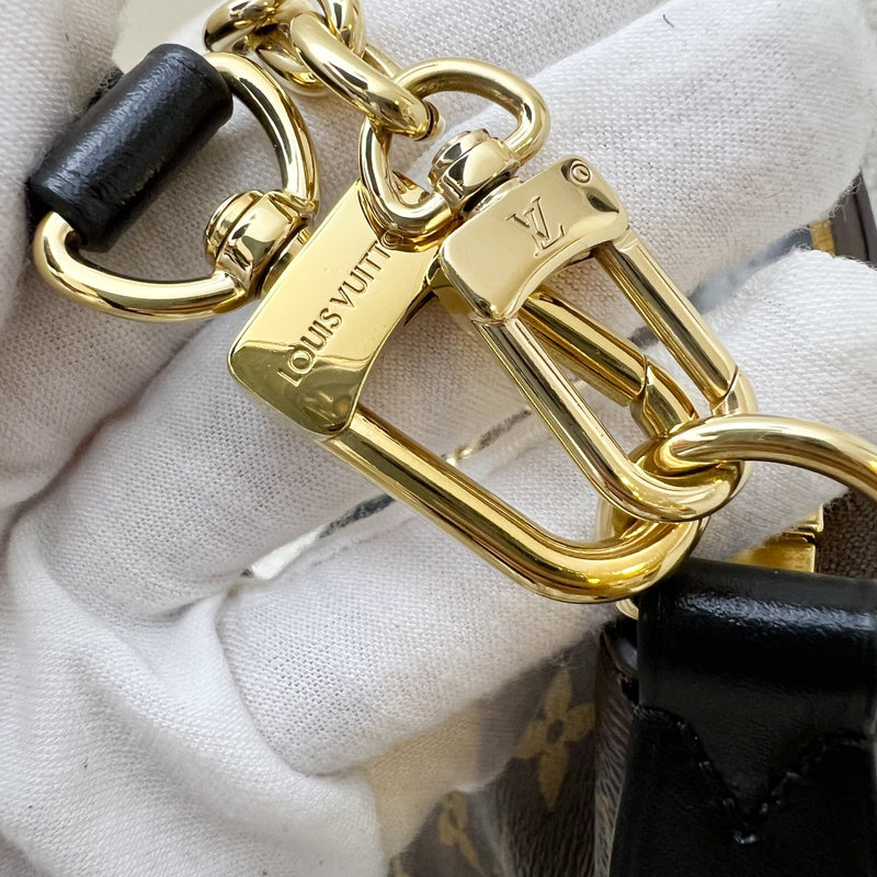 LV Boulogne PM in Monogram Canvas, Black Leather and GHW