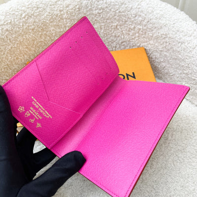 Louis Vuitton LV x TM Passport Cover in Murakami Multicolore White Monogram Canvas (Model: M14178)