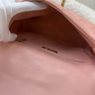 Chanel 19 Small Flap in Light Pink Goatskin and 3-tone HW