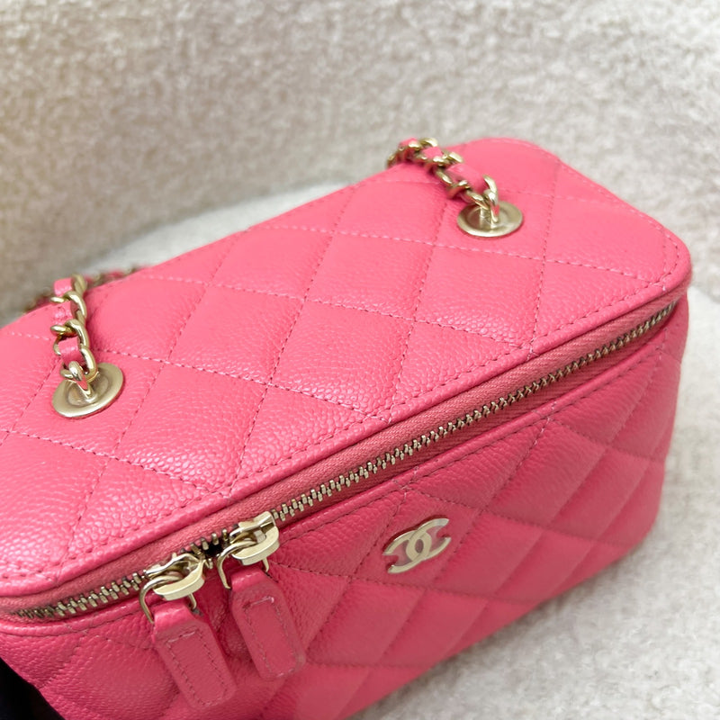 Chanel Classic Small Vanity in 23S Pink Caviar and LGHW