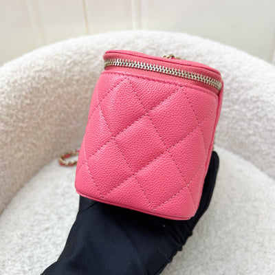 Chanel Classic Small Vanity in 23S Pink Caviar and LGHW