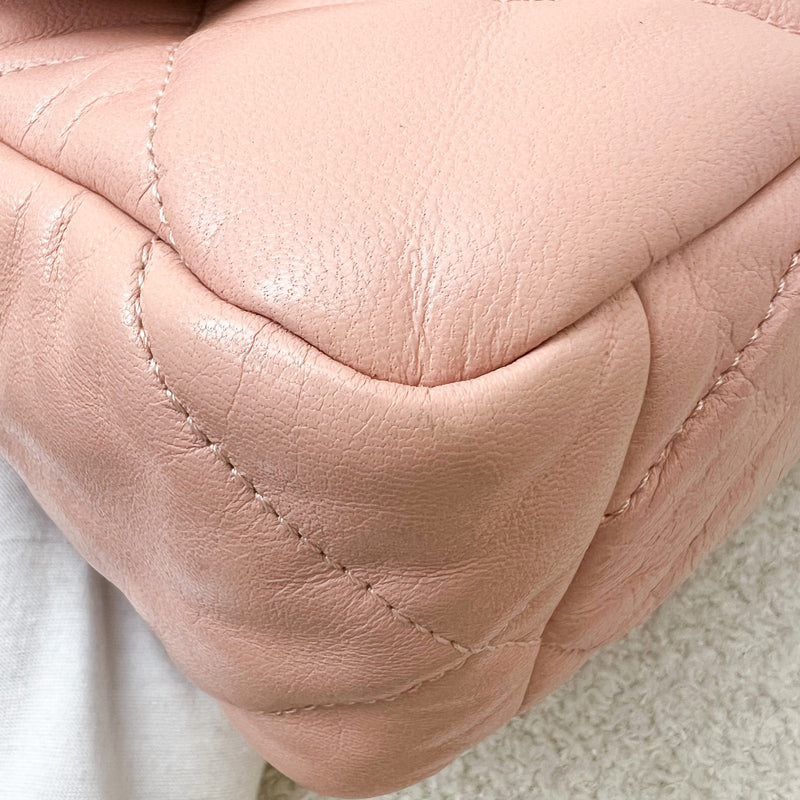 Chanel 19 Small Flap in Light Pink Goatskin and 3-tone HW