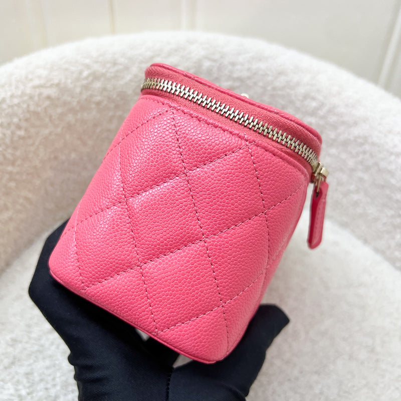 Chanel Classic Small Vanity in 23S Pink Caviar and LGHW