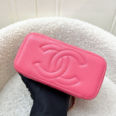 Chanel Classic Small Vanity in 23S Pink Caviar and LGHW