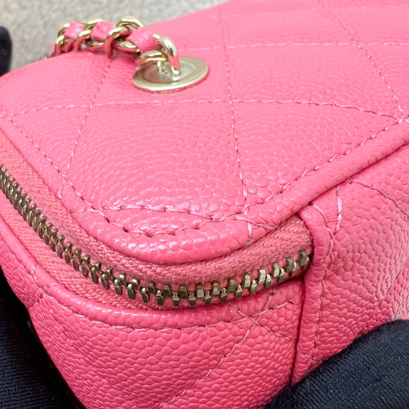 Chanel Classic Small Vanity in 23S Pink Caviar and LGHW