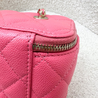 Chanel Classic Small Vanity in 23S Pink Caviar and LGHW