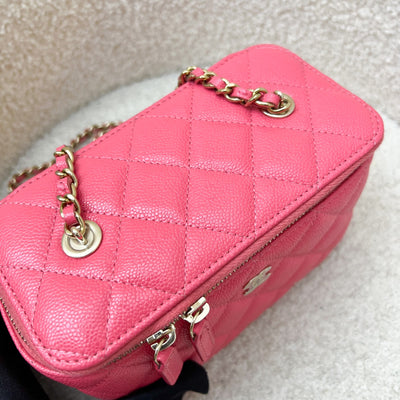 Chanel Classic Small Vanity in 23S Pink Caviar and LGHW