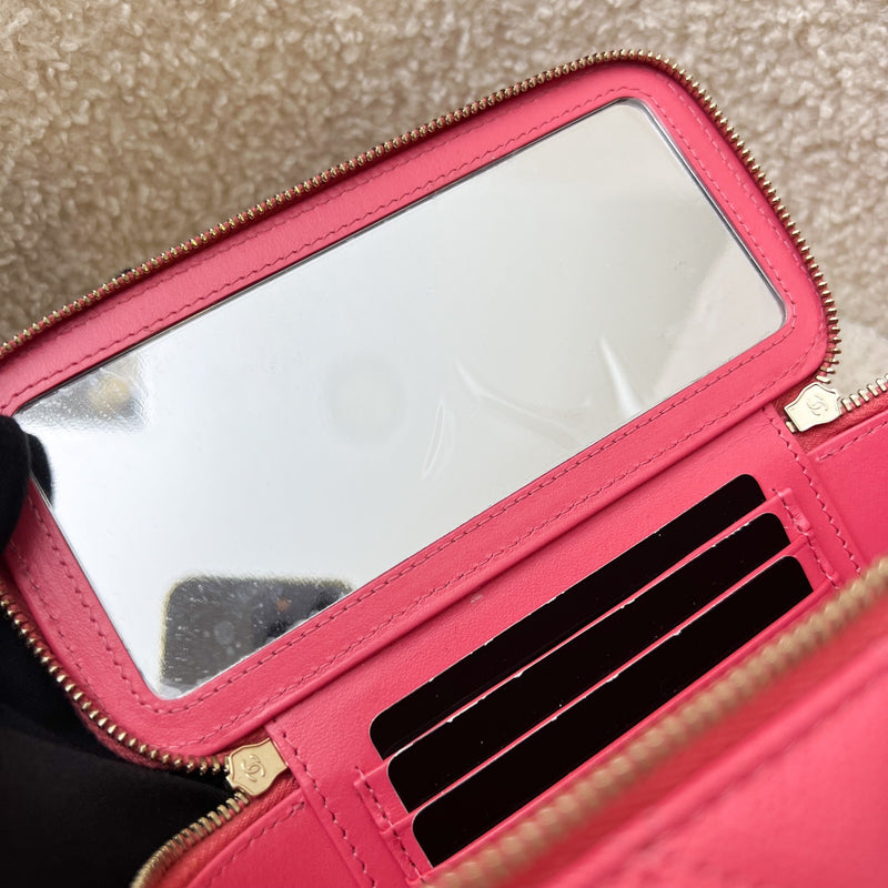 Chanel Classic Small Vanity in 23S Pink Caviar and LGHW