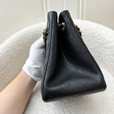 Chanel 24P Bucket Bag in Black Caviar and LGHW