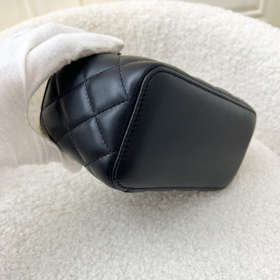 Chanel Classic Small Vanity in Black Lambskin and LGHW
