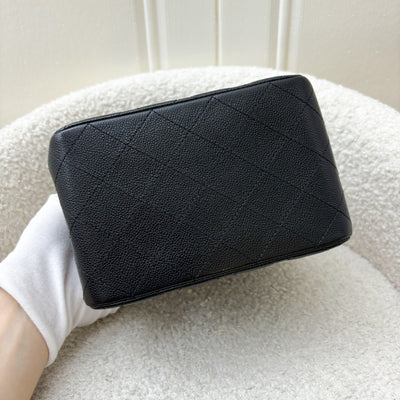 Chanel 24P Bucket Bag in Black Caviar and LGHW