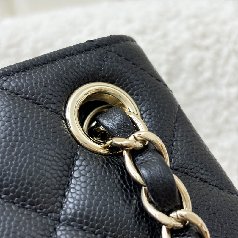 Chanel 24P Bucket Bag in Black Caviar and LGHW