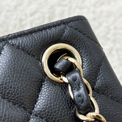 Chanel 24P Bucket Bag in Black Caviar and LGHW