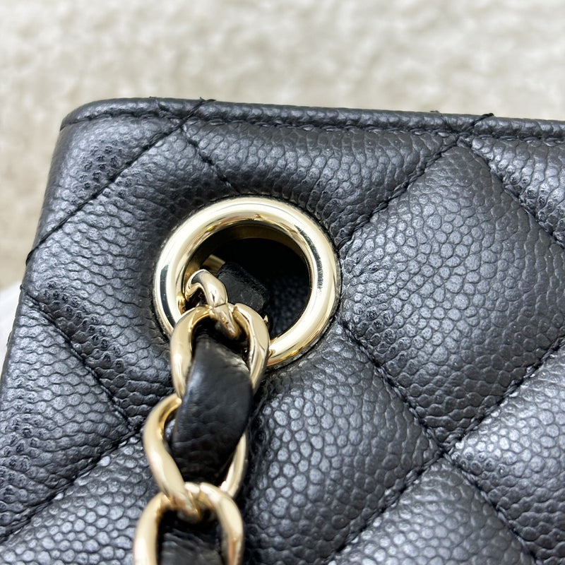 Chanel 24P Bucket Bag in Black Caviar and LGHW