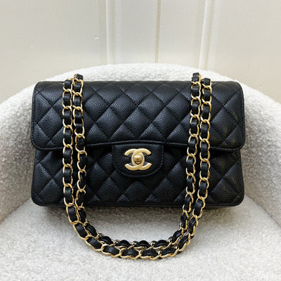 Chanel Classic Small Flap CF in Black Caviar and GHW