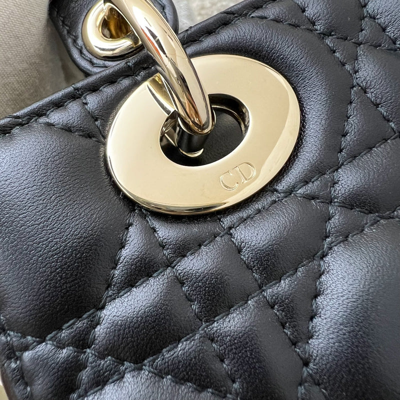 Dior Lady Dior My ABCDior Small Bag in Black Lambskin and LGHW (Model: M0538OCAL, Colour: M900)