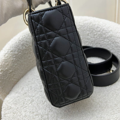 Dior Lady Dior My ABCDior Small Bag in Black Lambskin and LGHW (Model: M0538OCAL, Colour: M900)