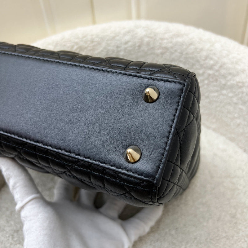 Dior Lady Dior My ABCDior Small Bag in Black Lambskin and LGHW (Model: M0538OCAL, Colour: M900)