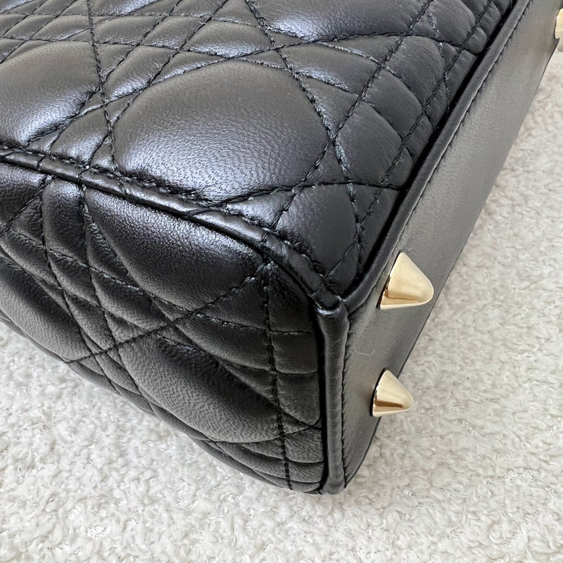 Dior Lady Dior My ABCDior Small Bag in Black Lambskin and LGHW (Model: M0538OCAL, Colour: M900)