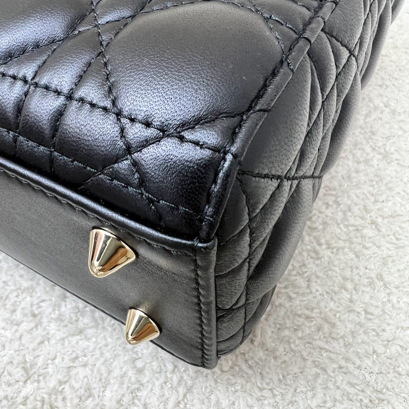 Dior Lady Dior My ABCDior Small Bag in Black Lambskin and LGHW (Model: M0538OCAL, Colour: M900)