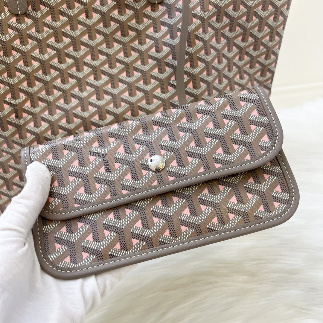 Goyard Saint Louis Claire Voie PM Tote in Limited Edition Grey / Pink –  Brands Lover