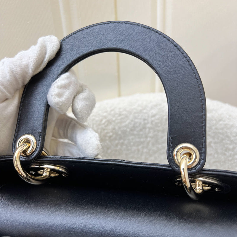 Dior Lady Dior My ABCDior Small Bag in Black Lambskin and LGHW (Model: M0538OCAL, Colour: M900)