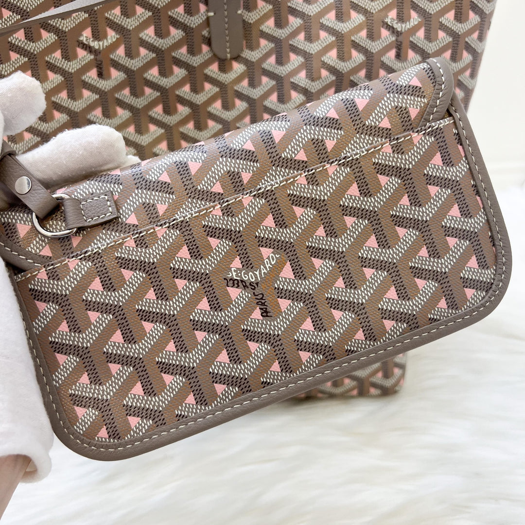 Goyard Saint Louis Claire Voie PM Tote in Limited Edition Grey / Pink –  Brands Lover