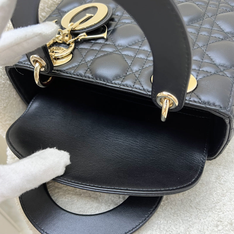 Dior Lady Dior My ABCDior Small Bag in Black Lambskin and LGHW (Model: M0538OCAL, Colour: M900)