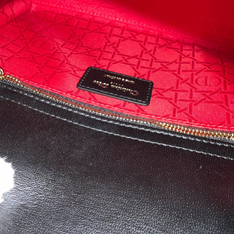 Dior Lady Dior My ABCDior Small Bag in Black Lambskin and LGHW (Model: M0538OCAL, Colour: M900)
