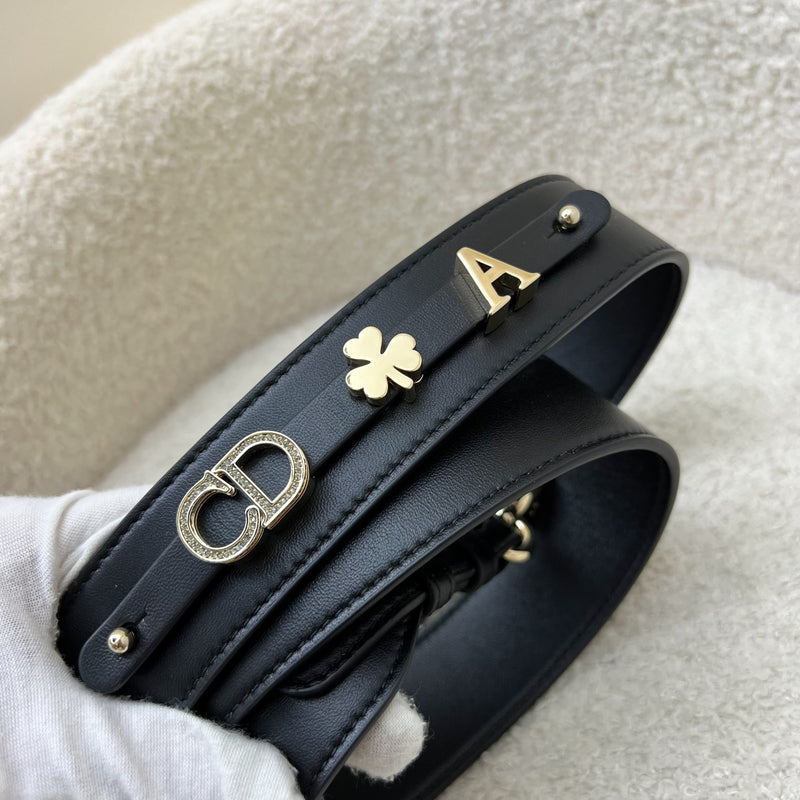 Dior Lady Dior My ABCDior Small Bag in Black Lambskin and LGHW (Model: M0538OCAL, Colour: M900)
