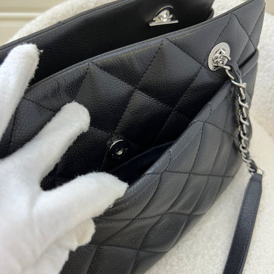 Chanel Seasonal Timeless CC Tote Bag in Black Caviar and SHW