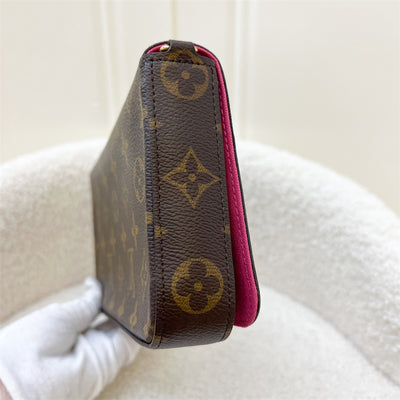 LV Christmas 2021 Hollywood Felicie 3-in-1 Pochette in Monogram Canvas GHW