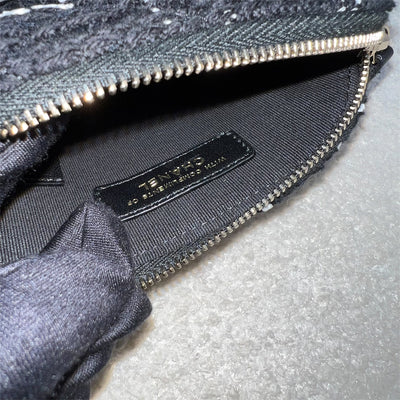 Chanel 24K VIP Gift Mini Bag in Black and White Tweed and LGHW