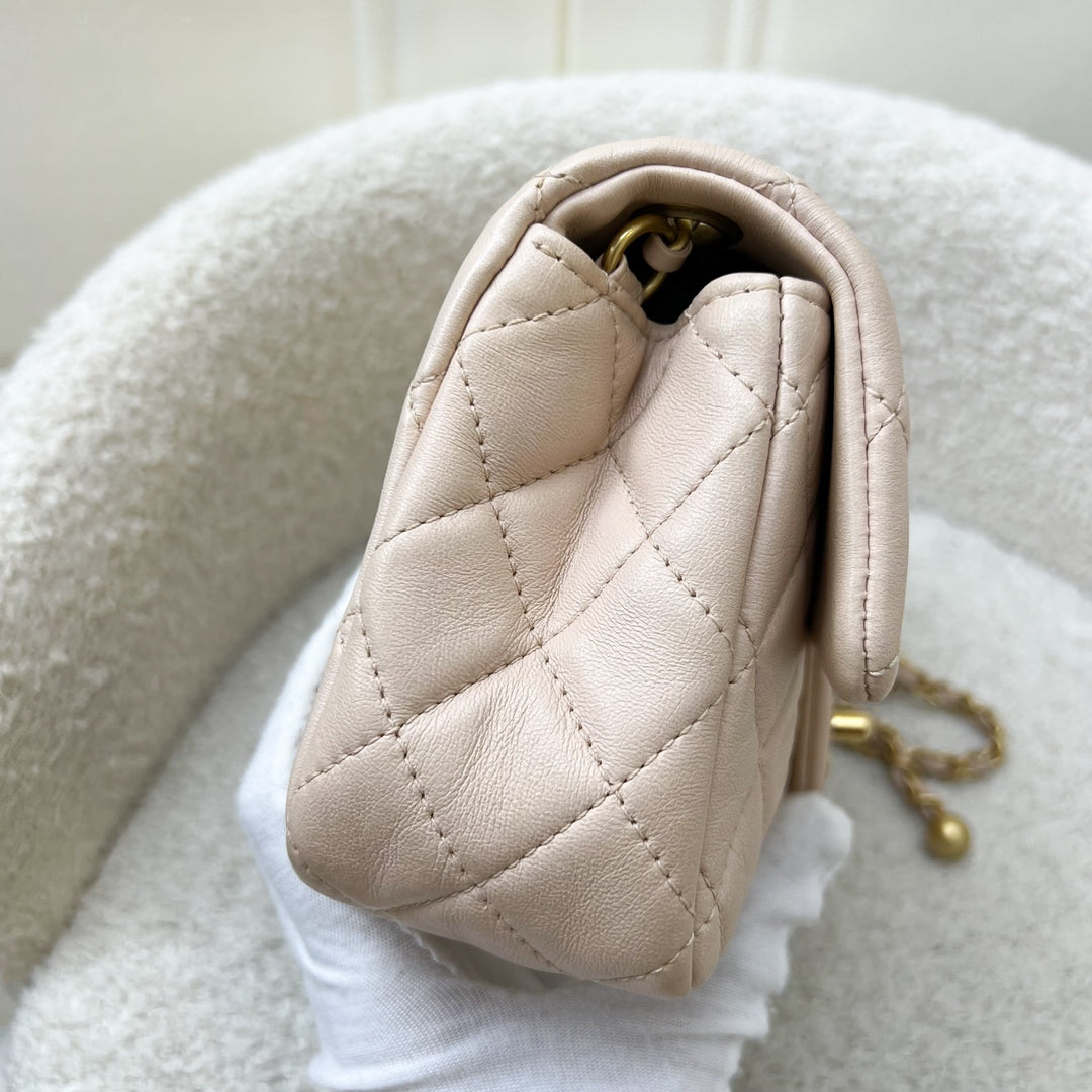 Beige Chanel Pearl Crush Bag Price Chanel Pearl Crush Mini Square - Main Image