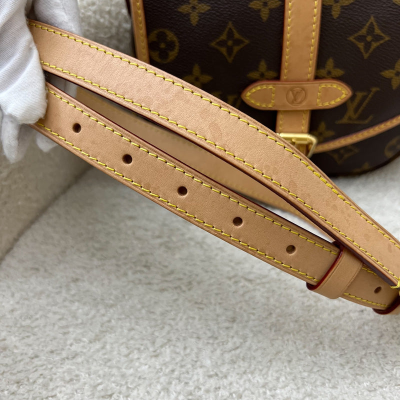 LV Saumur BB in Monogram Canvas and GHW (Model: M46740)