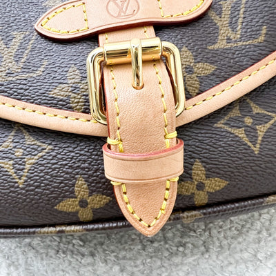 LV Saumur BB in Monogram Canvas and GHW (Model: M46740)