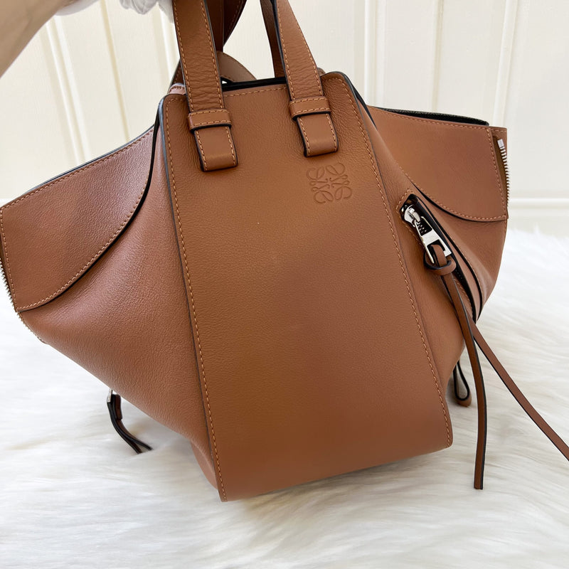 Loewe Small Hammock Bag in Tan Classic Calfskin SHW